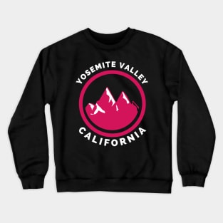 Yosemite Valley Ski Snowboard Mountain California Yosemite - Yosemite Valley California - Travel Crewneck Sweatshirt